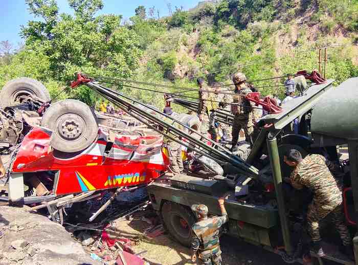 ARMY LEADS SWIFT RESCUE AFTER BUS TRAGEDY IN RAMNAGAR