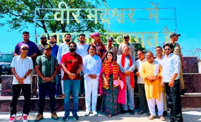 BJP District President Rajouri Dev Raj Sharma Leads Prayer Ceremony at Veer Badreshawar Temple Along LoC; Prays for PM Modi’s Health and Nation’s Progress
