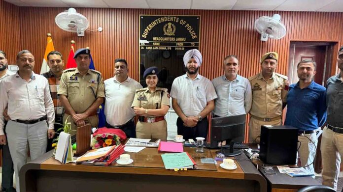 jammu-police-farewell-sp-headquarters-ssp-ramban